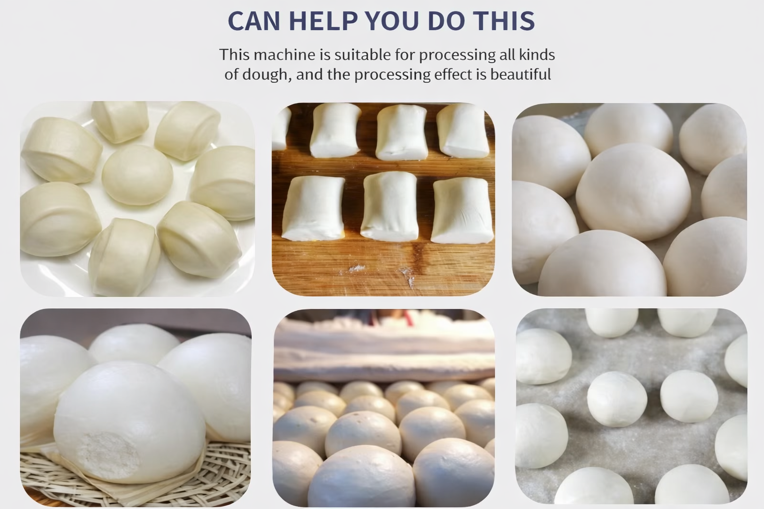 ცომის გუნდების საჭრელი და დამრგვალებელი ავტომატური მანქანა TDDC-40 (60 ცალი/წთ)